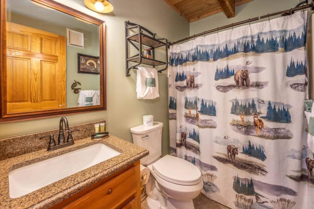 Over The Mountain - Smoky Mountain View Cabin เซอเวียร์วีล ภายนอก รูปภาพ