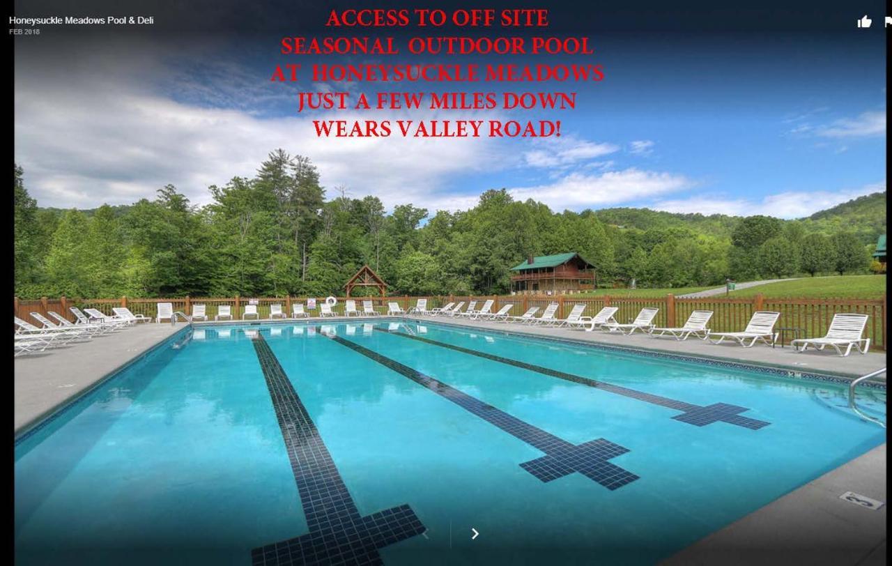 Over The Mountain - Smoky Mountain View Cabin เซอเวียร์วีล ภายนอก รูปภาพ